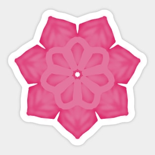 Pink Flower Sticker